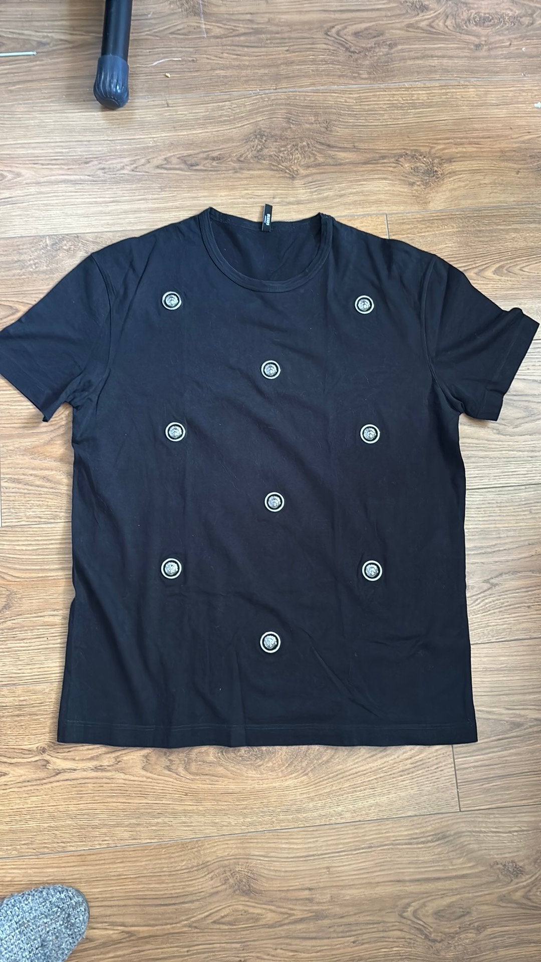 Versus versace t-shirt, Ophalen of Verzenden, Zo goed als nieuw, Maat 48/50 (M), Zwart