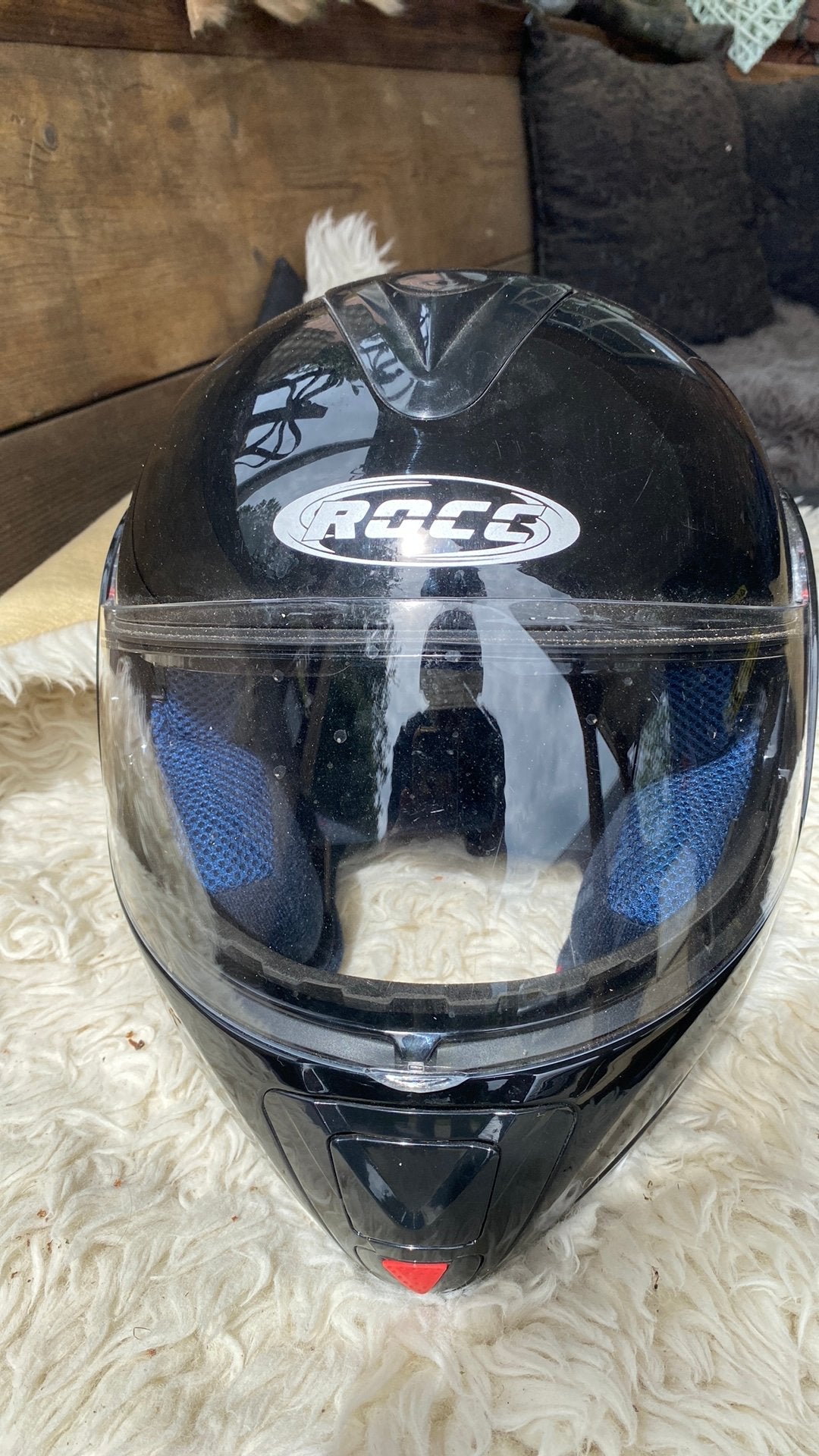 ROCS Motorhelm, zwart., XL, Integraalhelm, Tweedehands, Ophalen
