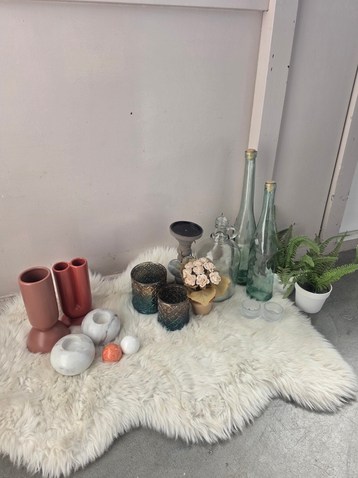 Huis decoratie, home deco, vaasjes, glaswerk, kaarsenhouders, Ophalen of Verzenden