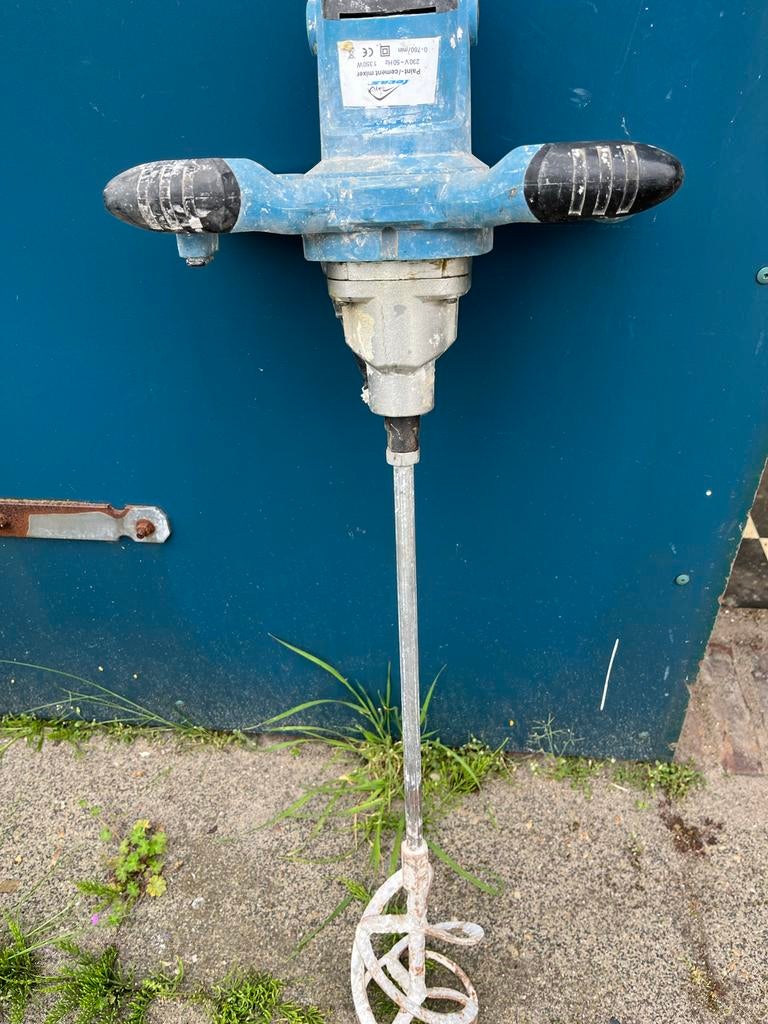Ferax Verfmenger / Cementmixer 1350W, Doe-het-zelf en Verbouw, Ophalen, Gebruikt