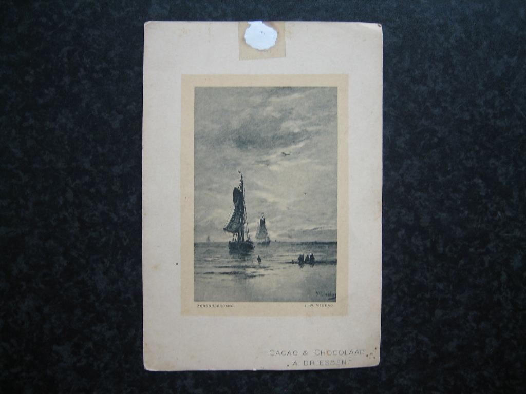 Den HAAG  Mesdag Reclame Driessen Chocola ROTTERDAM, Ophalen of Verzenden, Voor 1920, Zuid-Holland