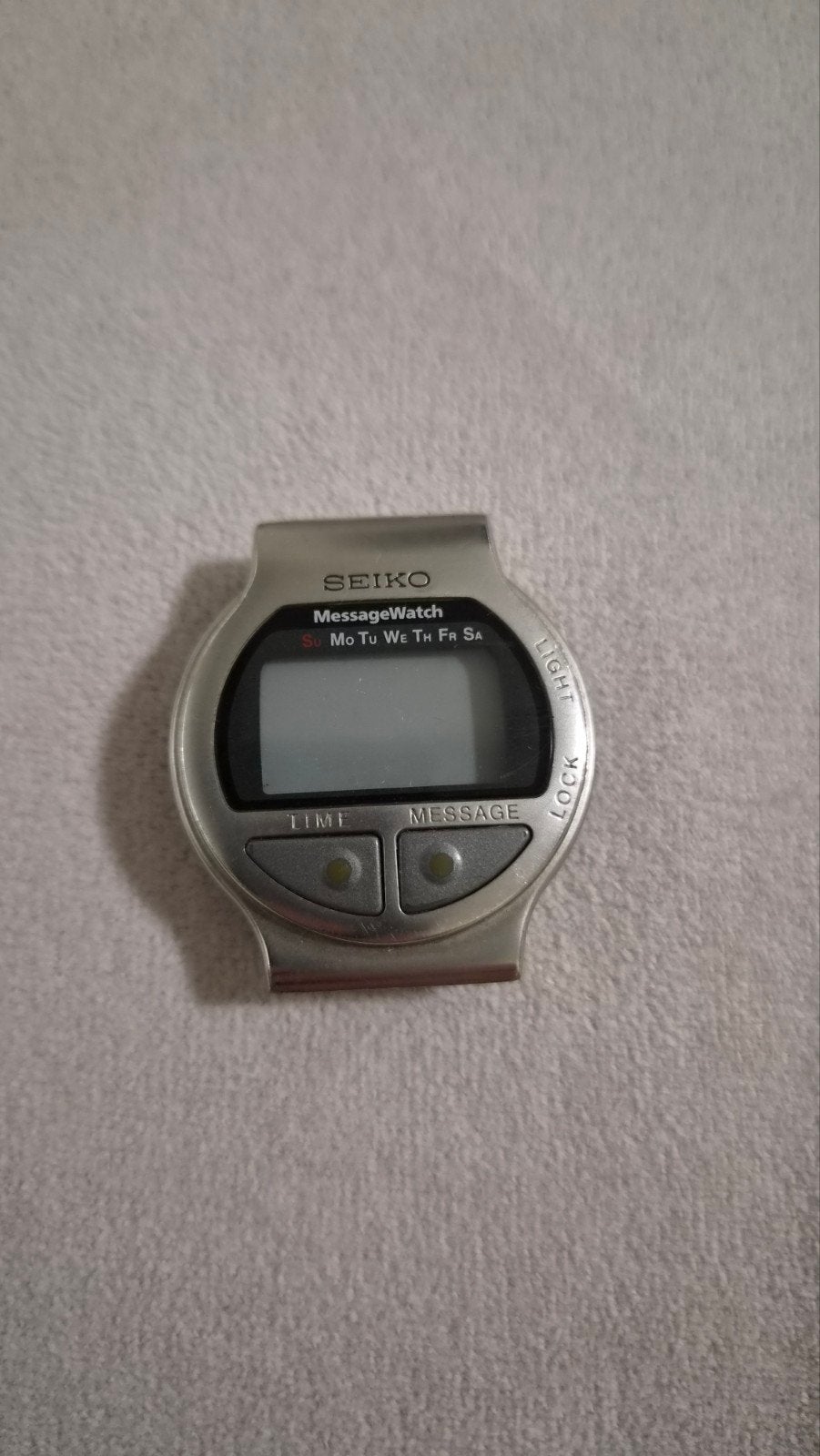 Vintage Seiko MessageWatch Pager Horloge, Ophalen of Verzenden, Gebruikt