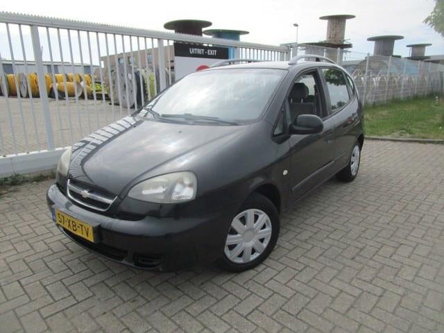 Chevrolet Tacuma 1.6-16V Spirit, Auto's, Chevrolet, Gebruikt, Zwart, Origineel Nederlands, Handgeschakeld