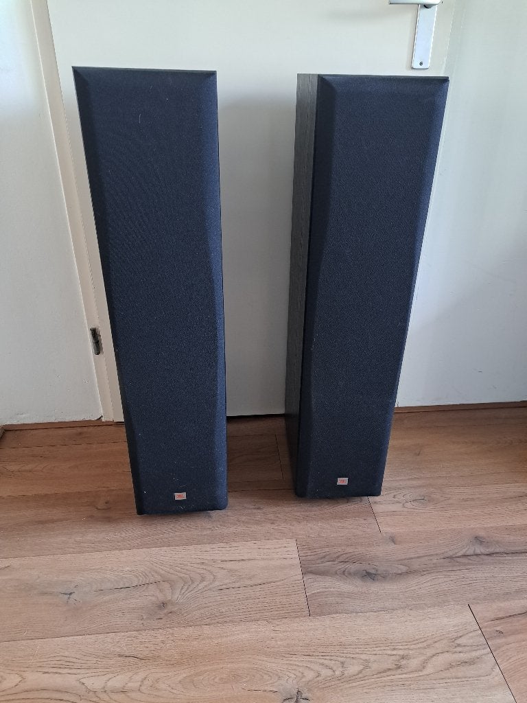 Zwarte JBL Northridge E80 Zuilspeakers – Krachtig & Zuiver, Audio, Tv en Foto, Ophalen, Vloerstaande luidspreker, Gebruikt, JBL