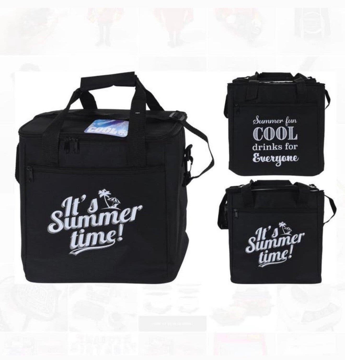 Koeltas 18L 18-liter Cooler Bag It’s Summer Time Zwart Nieuw, Caravans en Kamperen, P, Koeltas, P, P