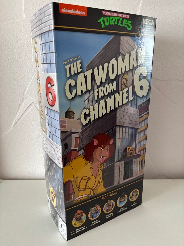 NECA TEENAGE MUTANT NINJA TURTLES CATWOMAN FROM CHANNEL 6, Verzamelen, Poppetjes en Figuurtjes, Ophalen of Verzenden, Nieuw