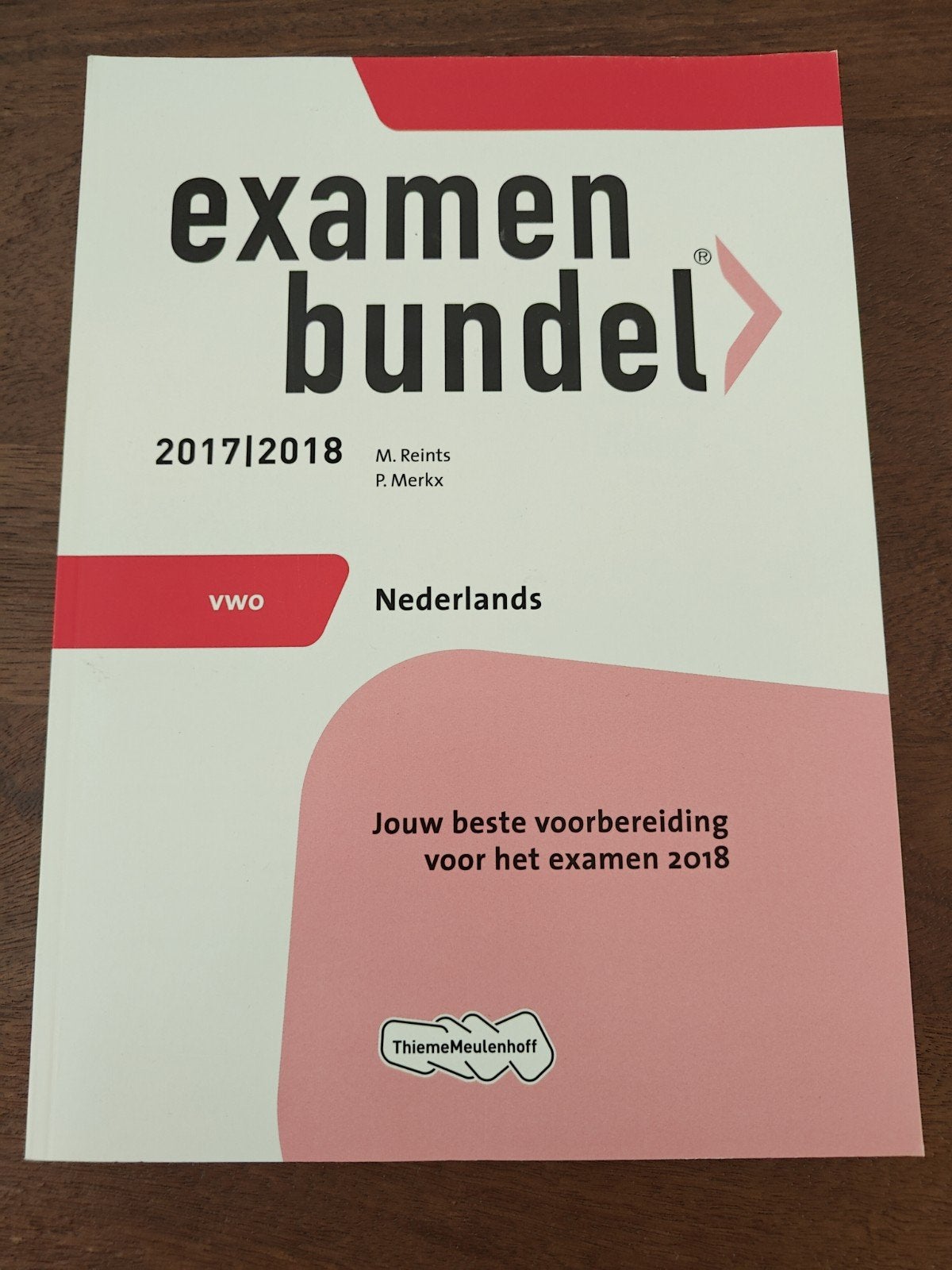Examenbundel VWO Nederlands 2017/2018, Ophalen, Alpha, Gelezen, M. Reints, P. Merkx