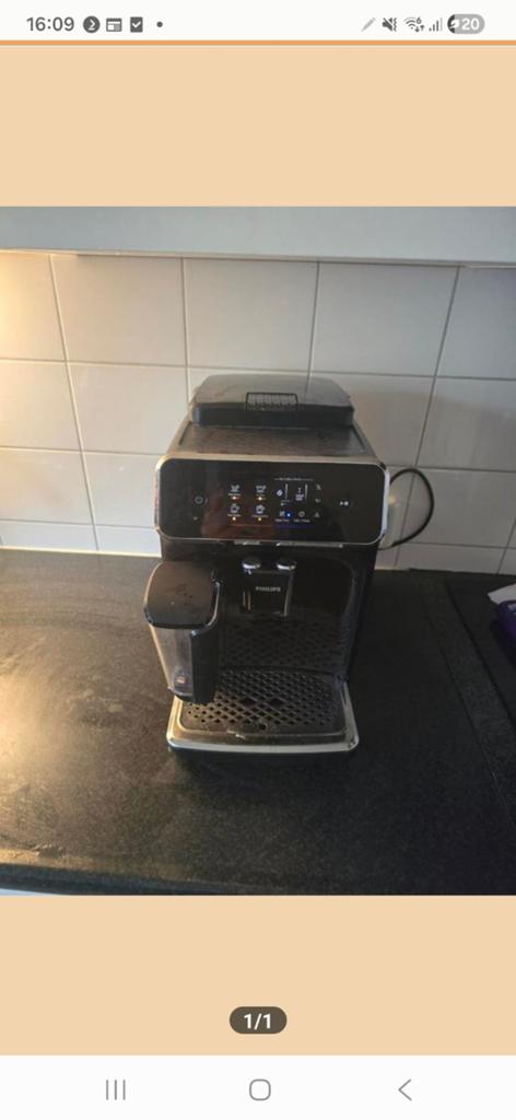 Philips Koffiemachine - Zo goed als nieuw, 4 tot 10 kopjes, Koffiemachine, Refurbished, Koffiebonen