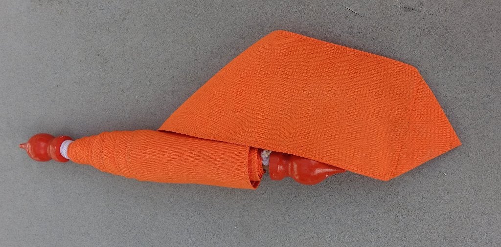 oranje wimpel / nieuw - weg=weg prijsje, Diversen, Ophalen of Verzenden