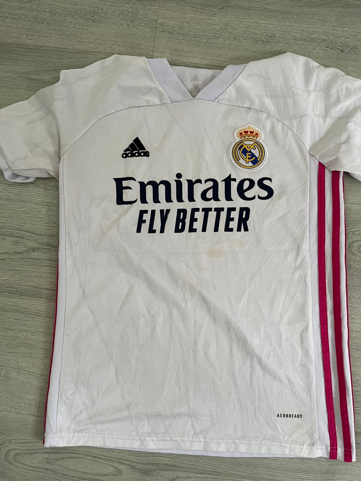 Adidas voetbalshirt Real Madrid, Maat M, Ophalen of Verzenden, Gebruikt, Shirt
