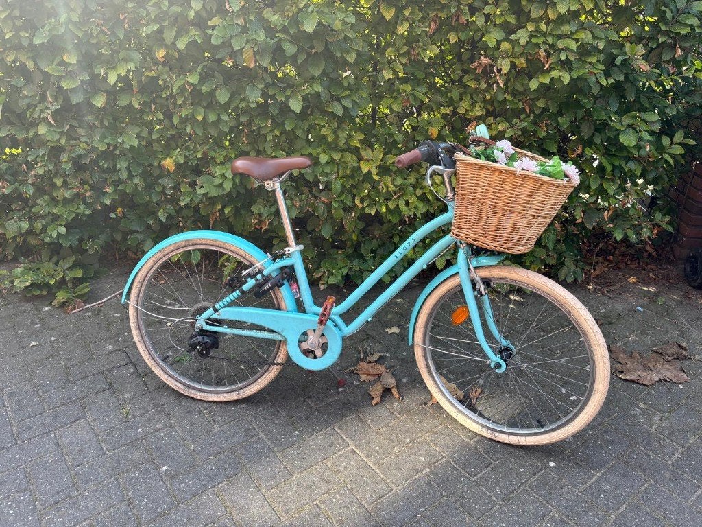 Meidenfiets Elops 500 24 inch, Fietsen en Brommers, Ophalen, Velgrem, Decathlon, Handrem