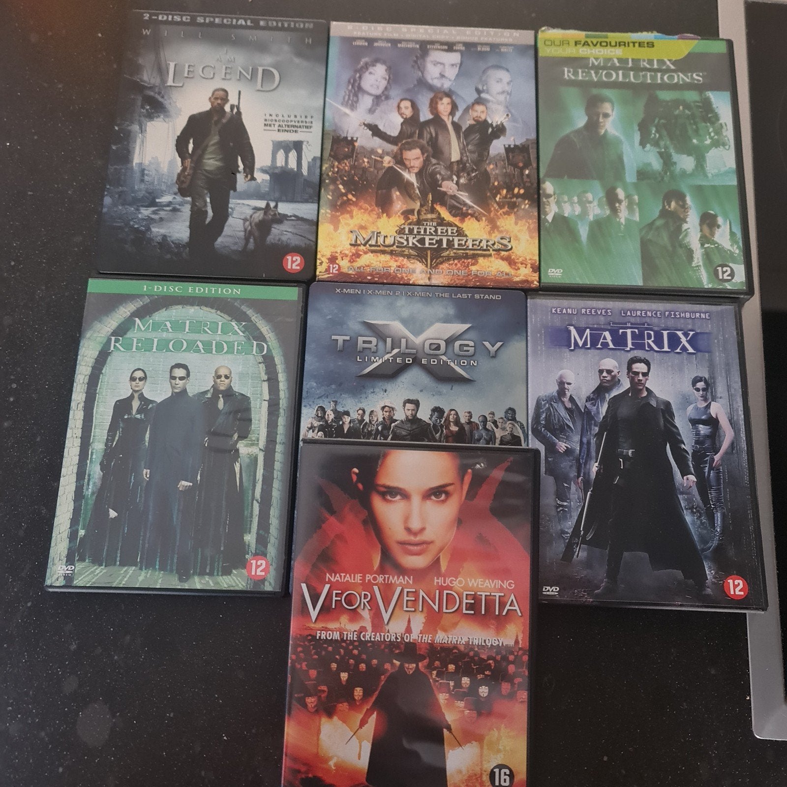 DVD Collectie: Matrix, Legend, V for Vendetta & meer, Vanaf 12 jaar, Ophalen of Verzenden, Gebruikt