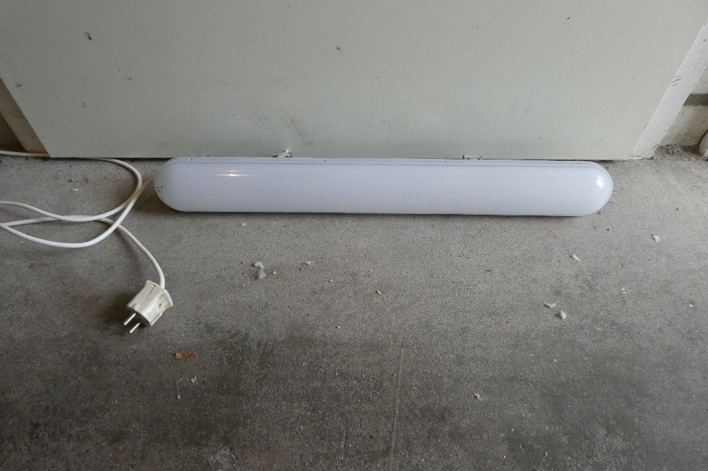 LED tl 12W SMD lamp met armatuur, Ophalen, Gebruikt, Minder dan 50 watt, Lamp met armatuur