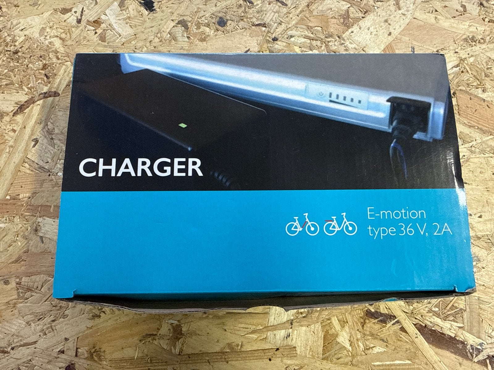 E-motion type 36V, 2A E-bike oplader, Nieuw