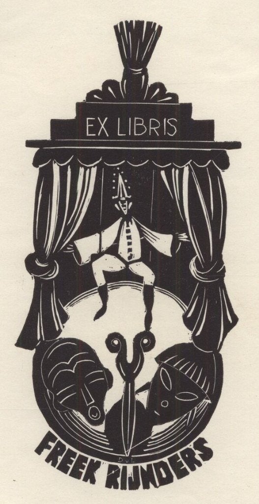 0294 Ex Libris Nederland : Dirk Govert van Luijn, 1962, Verzenden, Ex libris