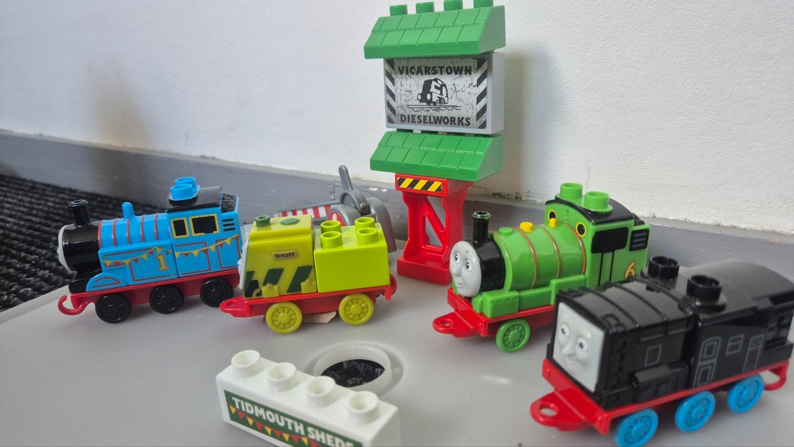 Thomas de Trein Megabloks Treintjes Set, Ophalen of Verzenden, Zo goed als nieuw