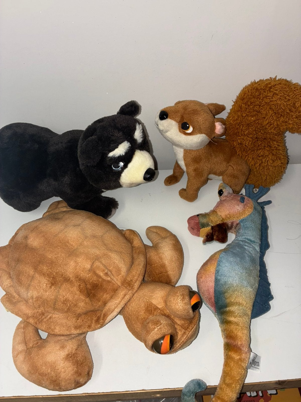 4 Efteling knuffels fabula en pandadrome, Verzamelen, Ophalen of Verzenden, Zo goed als nieuw, Stoffen beer, Overige merken