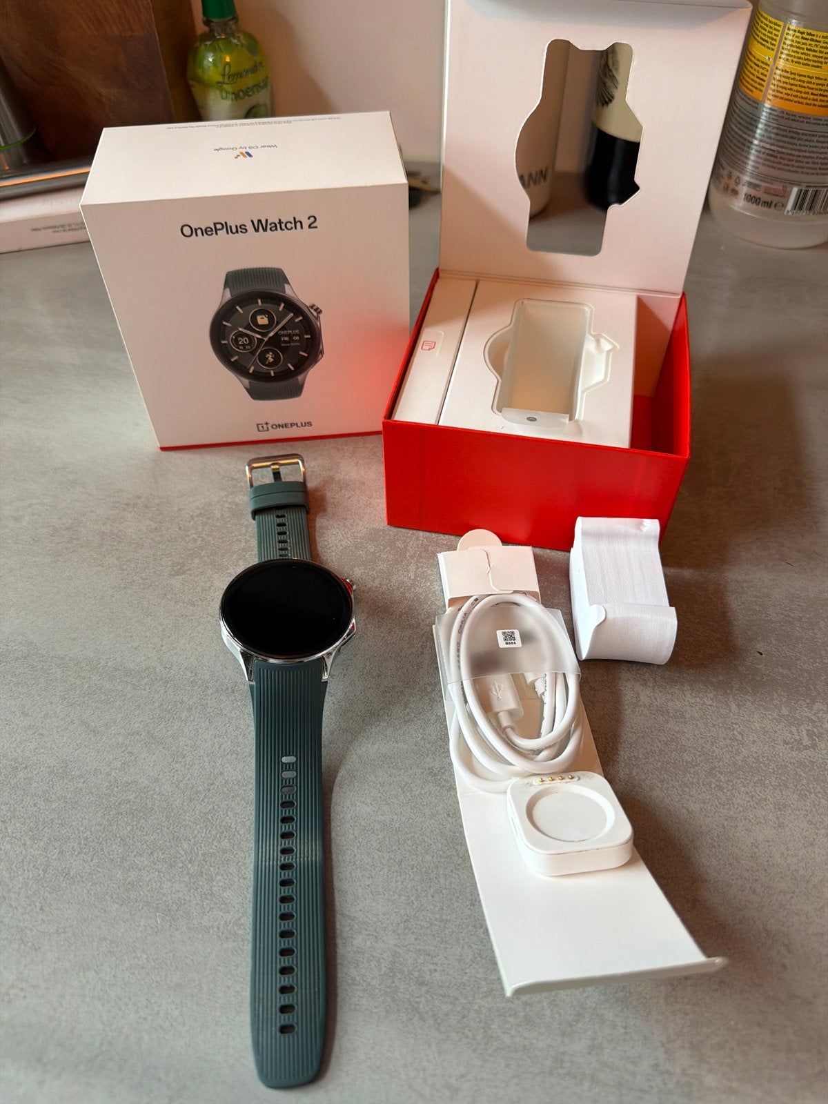 OnePlus Watch 2 - Zo goed als nieuw, Hartslag, Ophalen of Verzenden, Zo goed als nieuw, Waterdicht