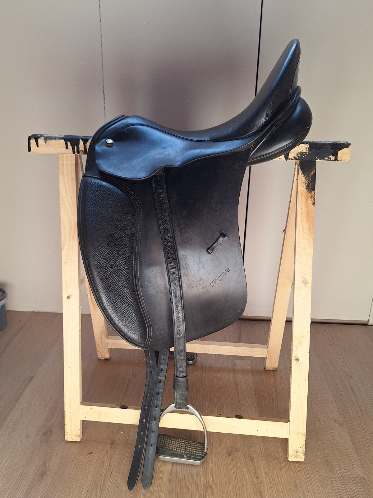 Dressuurzadel 18 inch, Sommer Magnus, Ophalen of Verzenden, Gebruikt, Dressuur