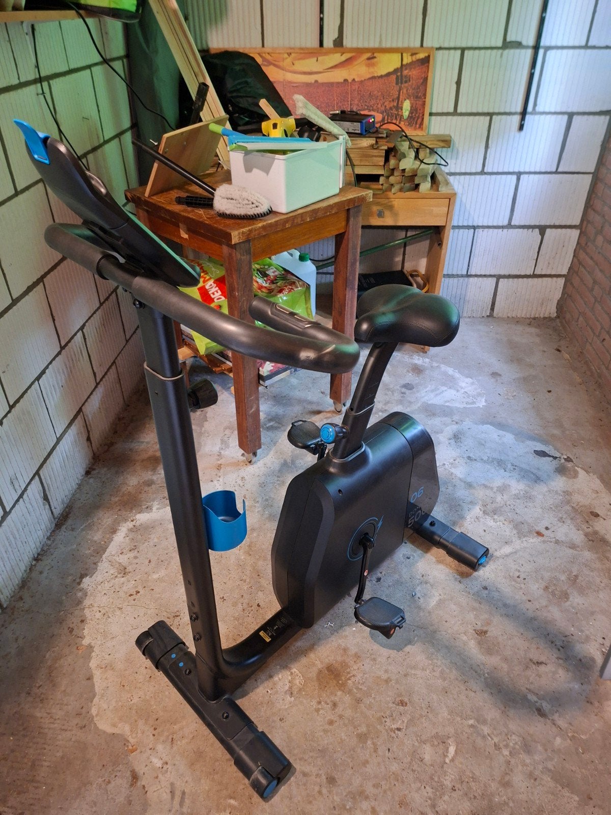 Domyos 500 Hometrainer, Ophalen, Gebruikt, Metaal, Benen