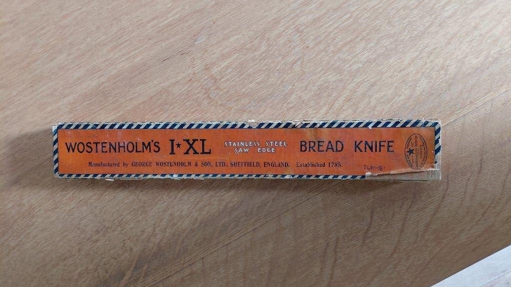 Worstenholm's I*XL Broodmes in doos, Ophalen, Gebruikt, Rvs of Chroom