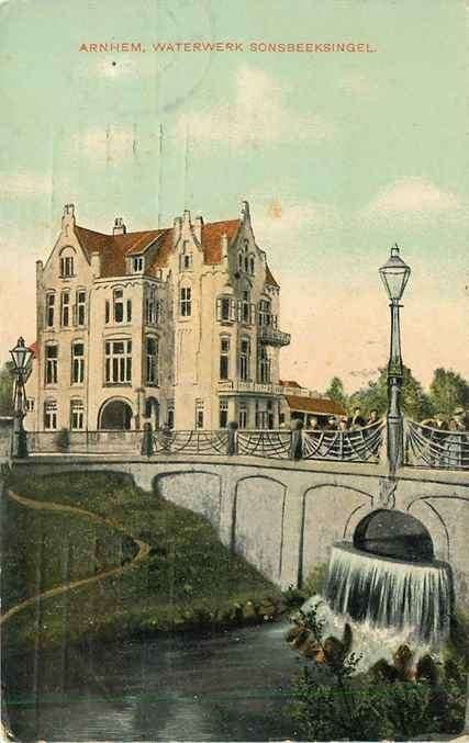 301-181-025 Arnhem Waterwerk Sonsbeeksingel, Verzenden, Voor 1920, Gelderland