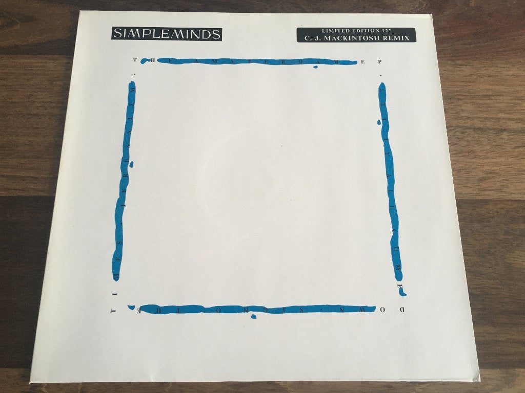 Vinyl Maxisingle Simple Minds The Amsterdam EP Limited EU V2, Gebruikt, Ophalen of Verzenden, Pop, EP
