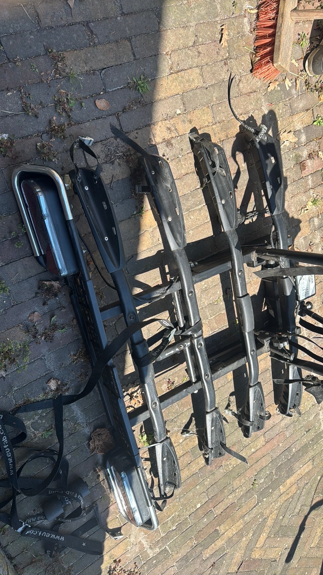 Fietsendrager amber 4 fietsen Eufab kantelbaar, Auto diversen, Fietsendragers, Gebruikt, Trekhaakdrager, Ophalen