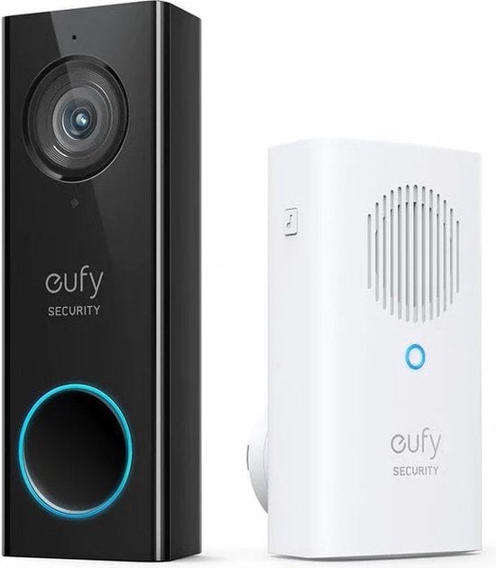 Eufy SET: 2K deurbel Wifi + 2K indoor Camera - Nieuwstaat, Ophalen of Verzenden, Zo goed als nieuw