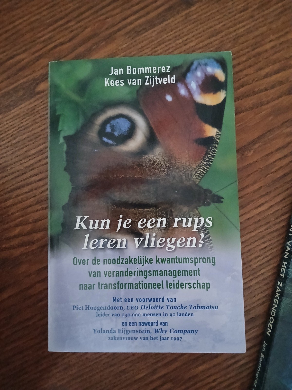 Kun je een rups leren vliegen? Management boek, Boeken, Ophalen of Verzenden, Gelezen, Management, Jan Bommerez, Kees van Zijtveld