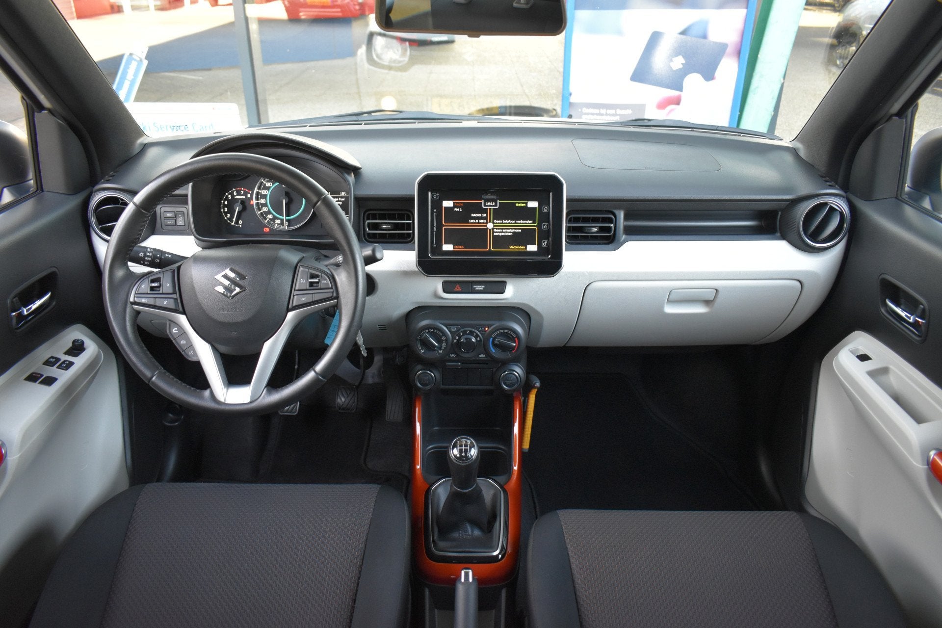 Suzuki Ignis 1.2 Select Handgeschakeld 90pk | Cruise Control, Auto's, Stof, Gebruikt, 4 cilinders, Wit
