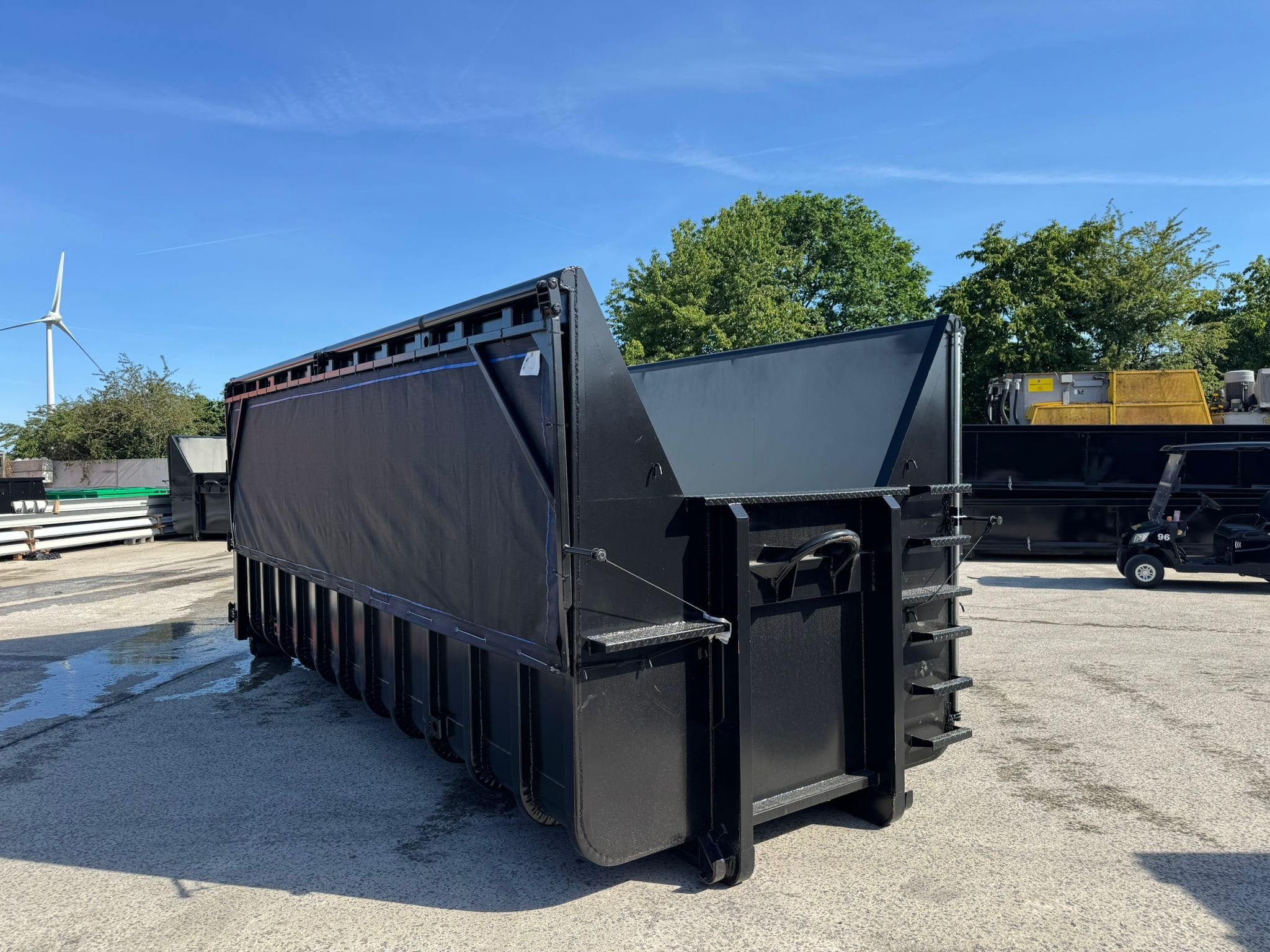 Sidalco kraancontainer 33m3 met klapnetten (bj 2026), Zakelijke goederen