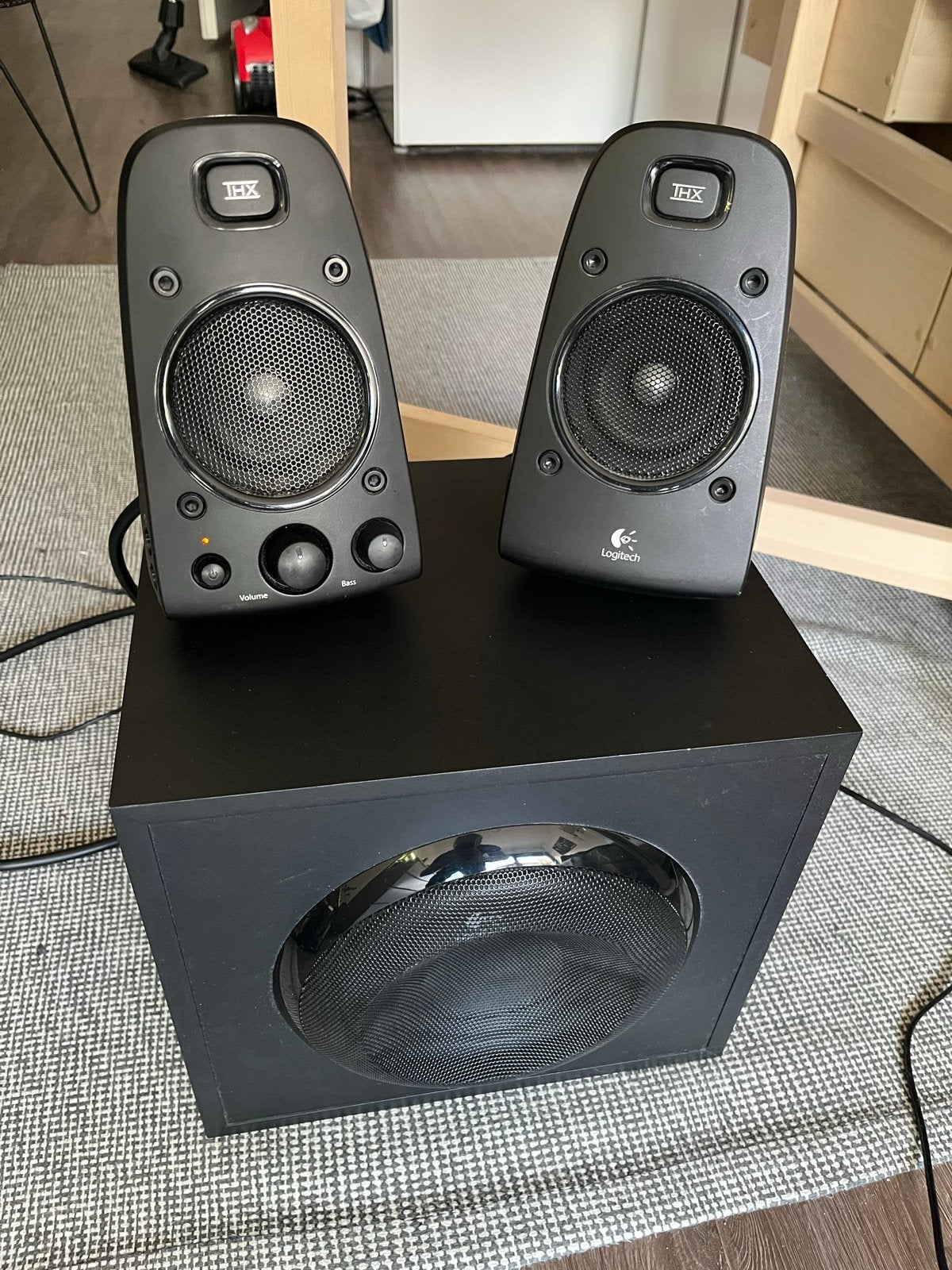Logitech Z623 THX 2.1 Speaker System - Luidsprekersysteem, Computers en Software, Pc speakers, Ophalen, Gebruikt, Audiokanaal 2.1