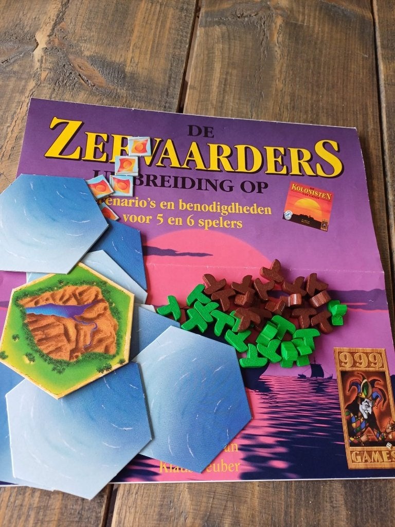 bordspel Kolonisten Catan Zeevaarders 56 hout z doos 999, Vijf spelers of meer, Ophalen of Verzenden, Nieuw, 999 Games