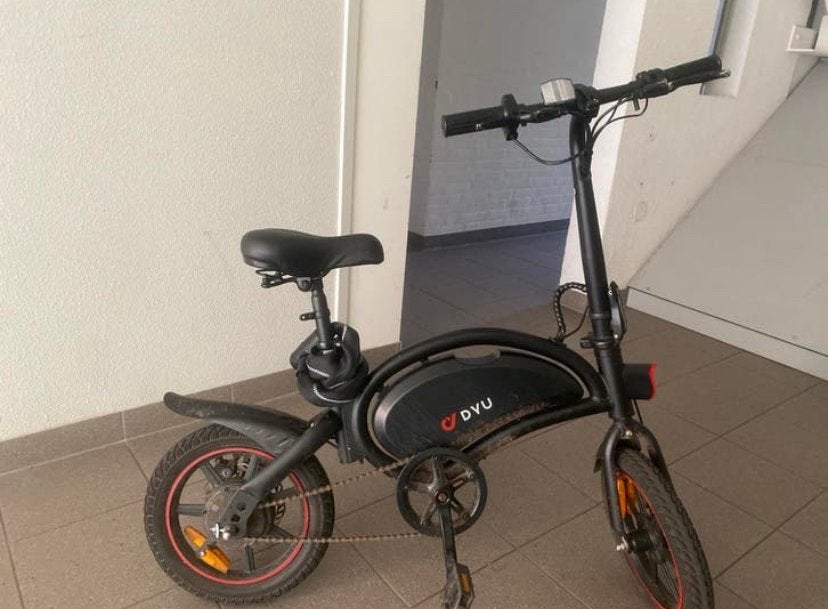 E-biek, 20 inch of meer, Gebruikt, Heren, Deels opvouwbaar