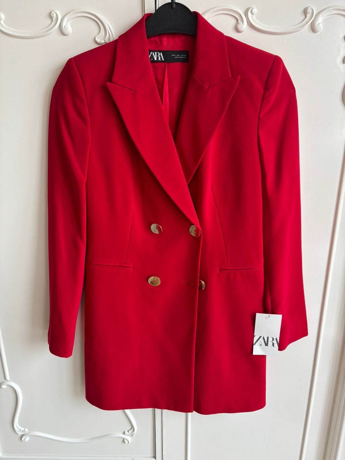 Nieuw rood jas merk Zara maat S, Ophalen of Verzenden, Nieuw, Maat 36 (S), Rood