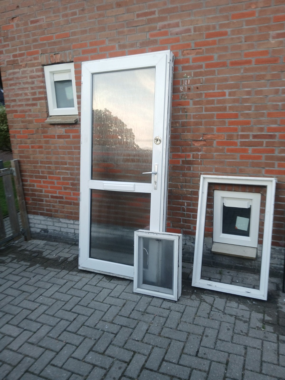 Kunststof kozijnen en deur, alles in één keer, Doe-het-zelf en Verbouw, Glas en Ramen, Ophalen