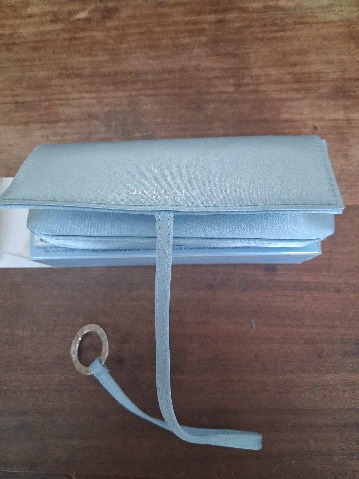 BVLGARI PARFUMS   TOILLET TASJE, Verzenden, Nieuw, Blauw, Gehele gezicht