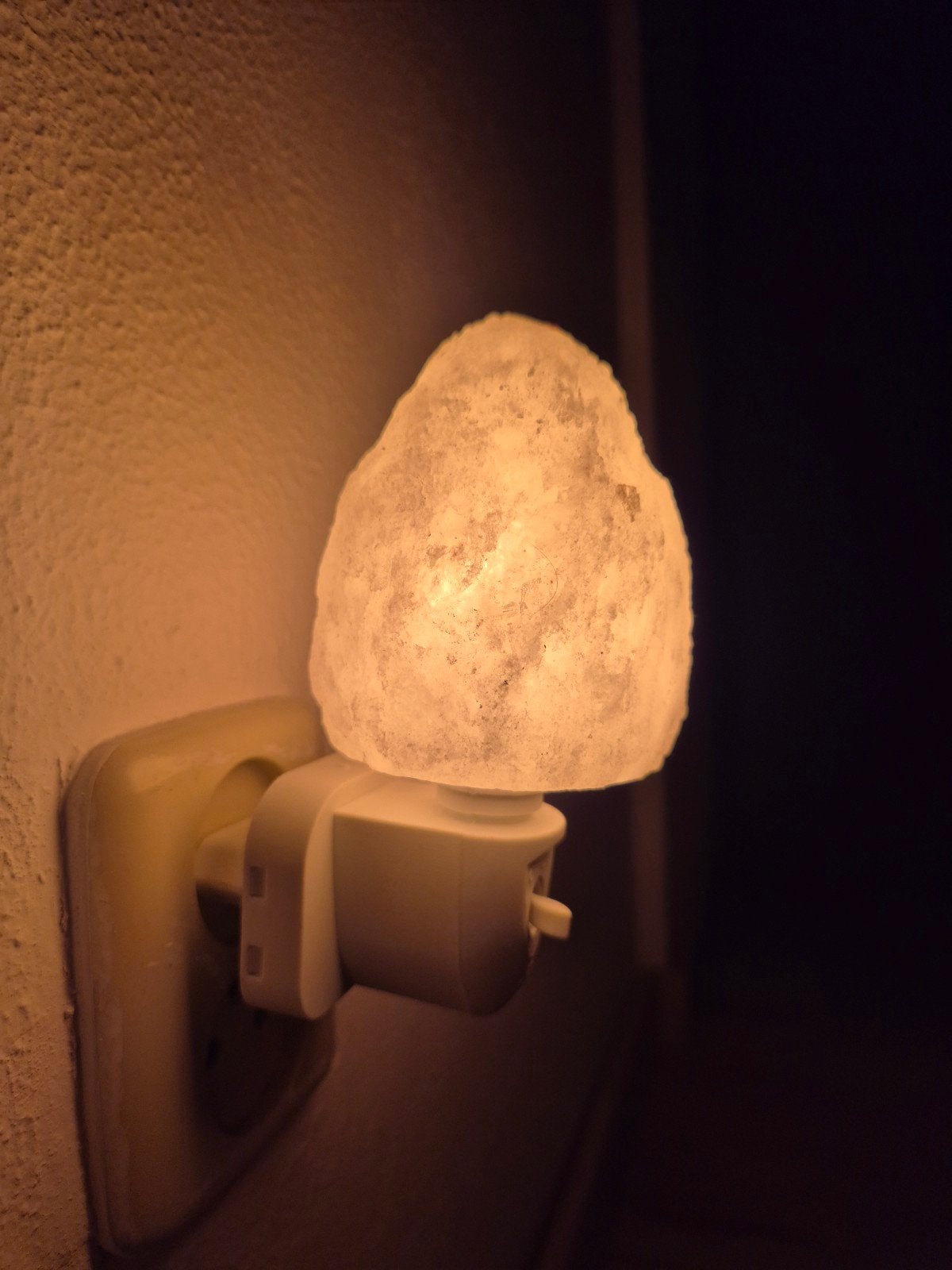 Himalaya Zoutsteen Nachtlampje - Sfeervolle Verlichting, Huis en Inrichting, Met schakelaar, Overige fittingen, Ophalen of Verzenden