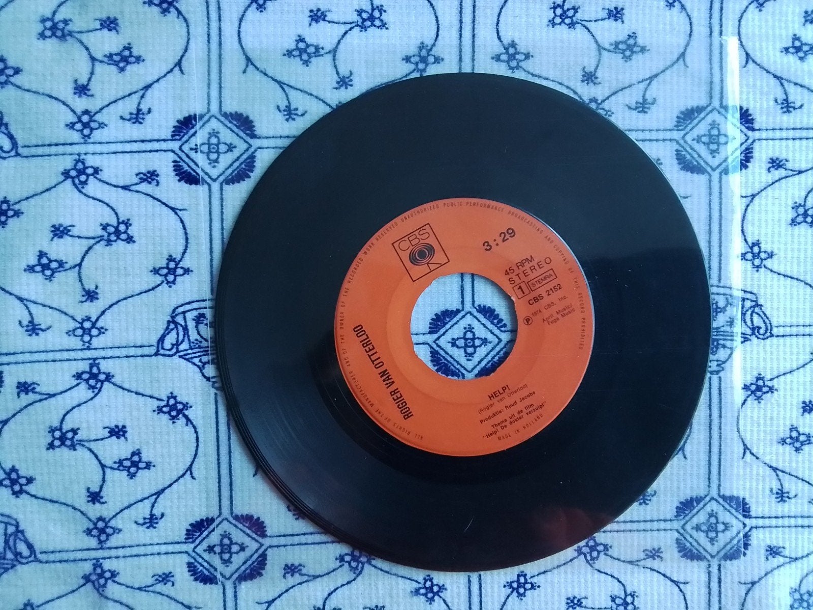 Rogier van otterloo           Help, Cd's en Dvd's, Ophalen of Verzenden, Zo goed als nieuw, 7 inch, Pop