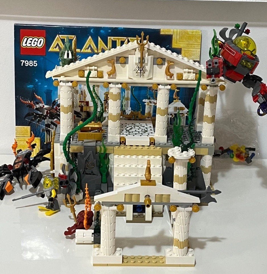 LEGO Atlantis De Stad Atlantis - 7985 - MET DOOS, Verzenden, Zo goed als nieuw, Lego