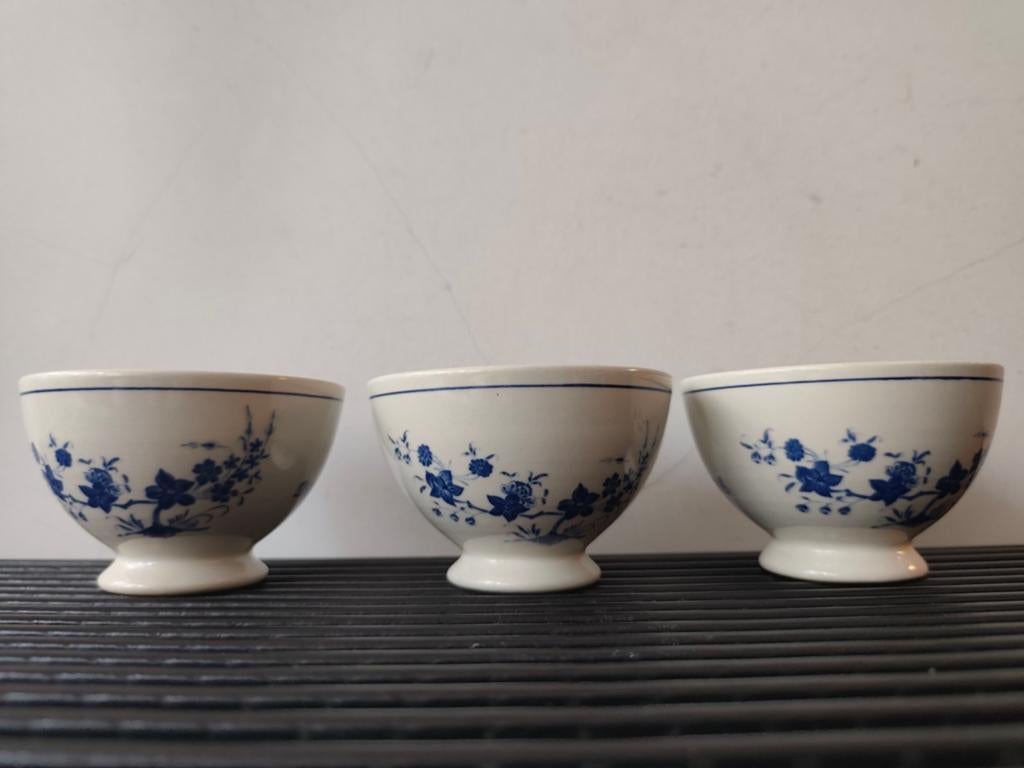 MRL Boch, 3x keramieken kommetje dm 10 cm Blue de Tournay DE, Ophalen of Verzenden, Keramiek, Overige stijlen, Kom(men)