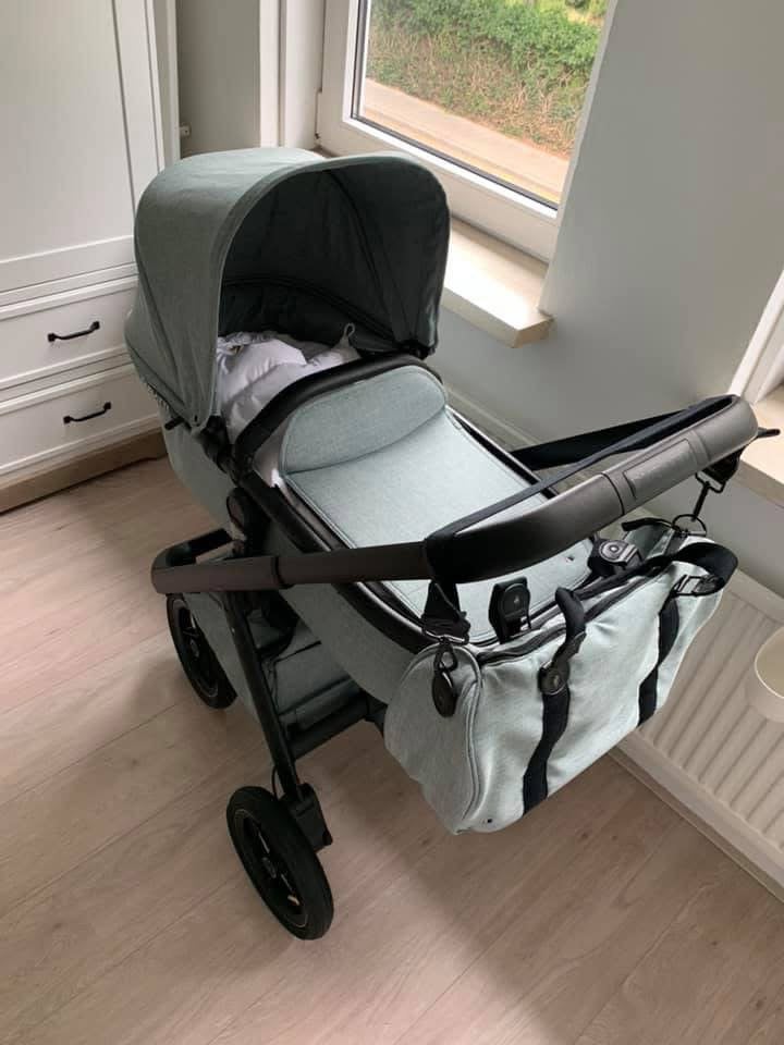 Complete dubatti combi kinderwagen, Kinderen en Baby's, Kinderwagens en Combinaties, Combiwagen, Ophalen, Overige merken, Verstelbare duwstang
