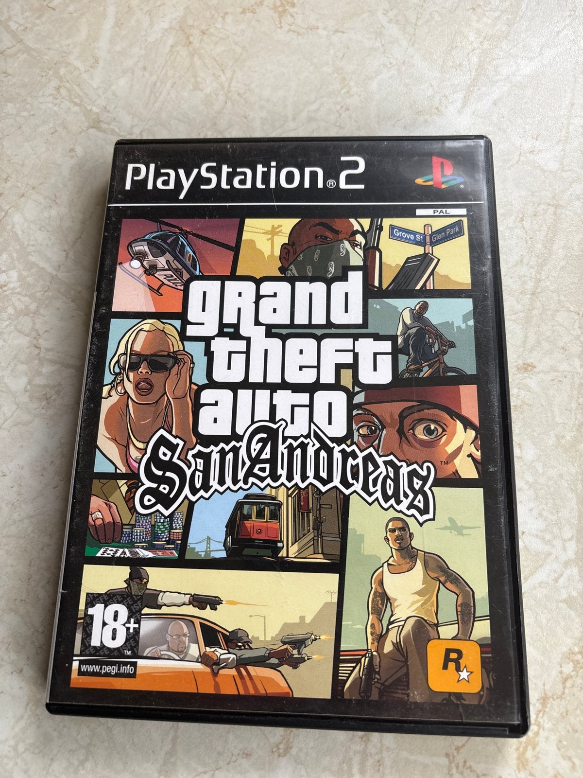 Grand Theft Auto San Andreas PS2, Avontuur en Actie, Gebruikt, Vanaf 18 jaar, 1 speler