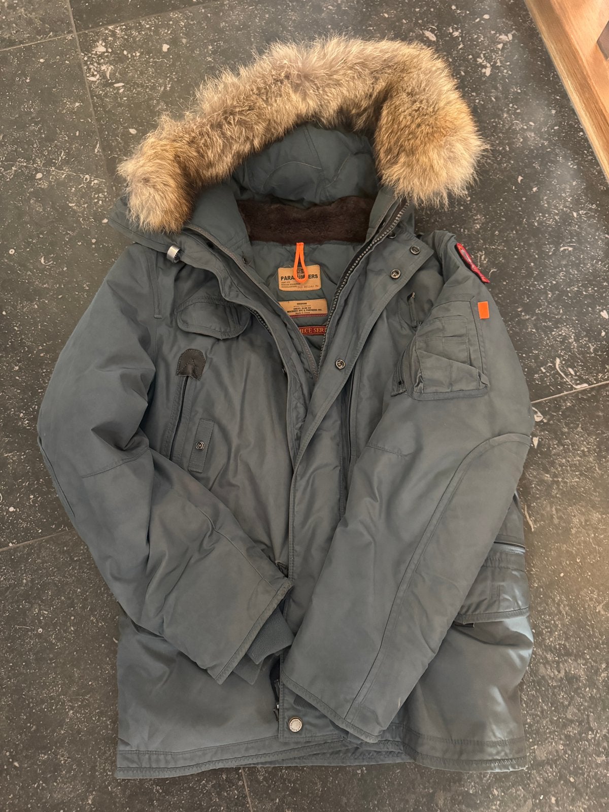 Parajumpers winter jas, Kleding | Heren, Ophalen of Verzenden, Zo goed als nieuw, Blauw