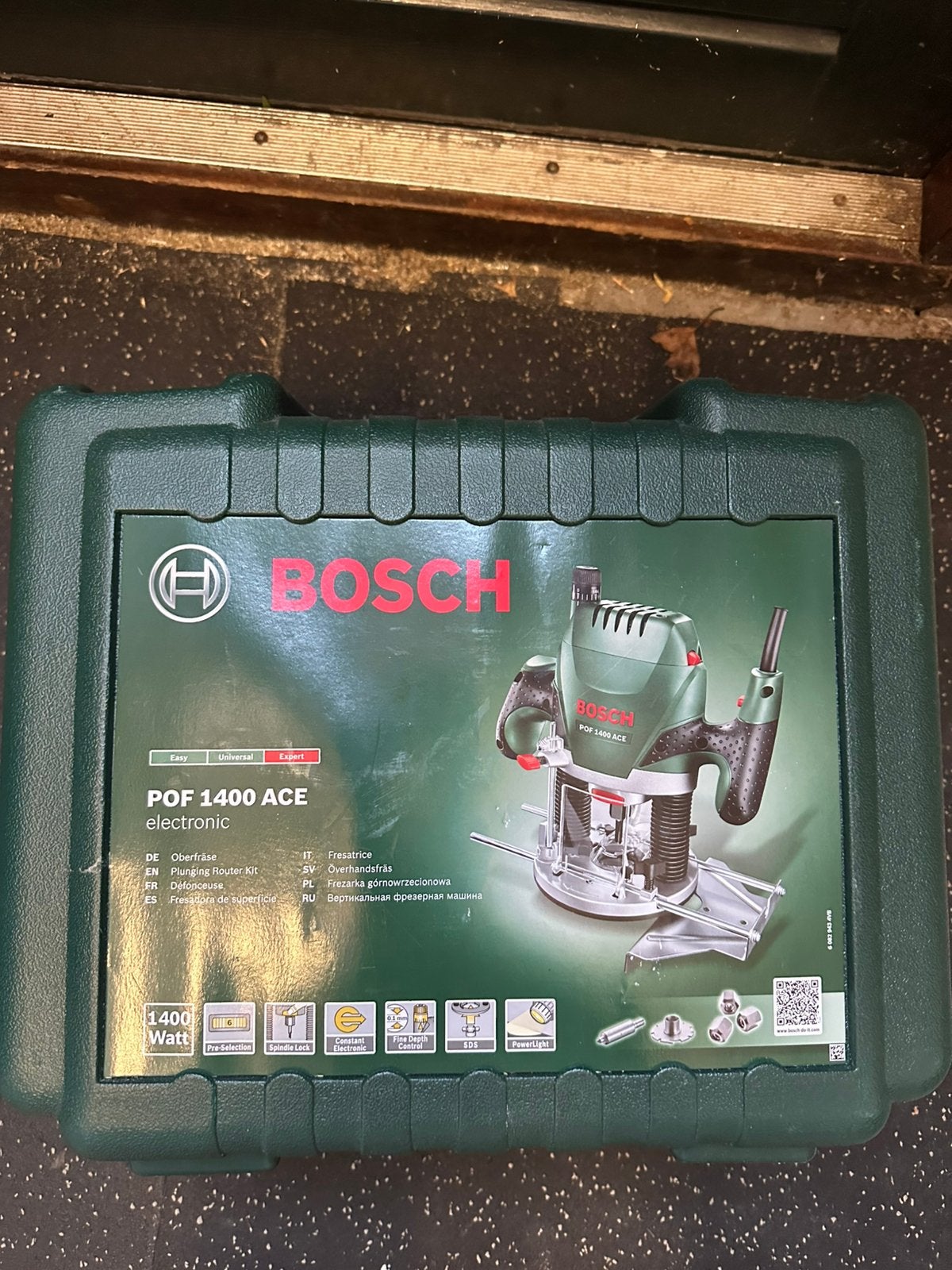 Bosch bovenfrees - POF 1400 ACE, Doe-het-zelf en Verbouw, Ophalen of Verzenden, Zo goed als nieuw, Elektrisch, Bovenfrees