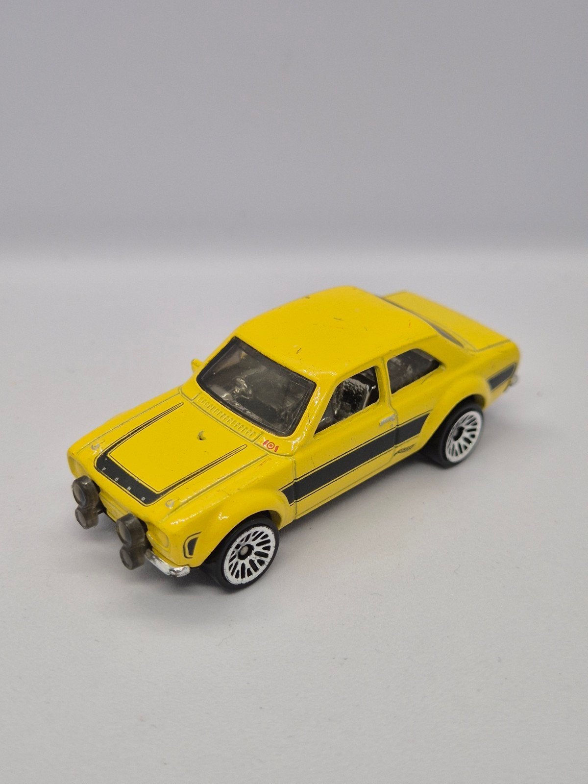 Hot Wheels '70 Ford Escort RS1600 - Geel, Ophalen of Verzenden