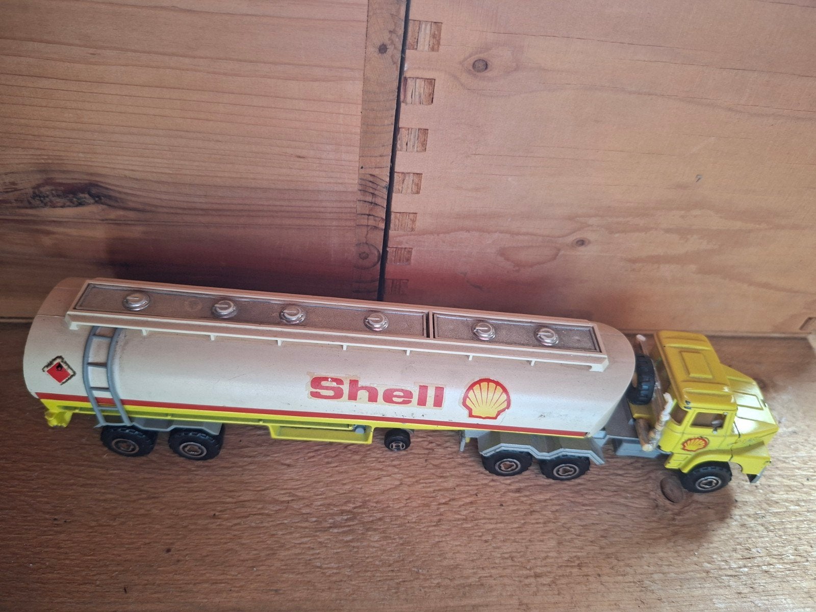 Vintage Shell Tankwagen Speelgoedmodel, Kinderen en Baby's, Speelgoed | Speelgoedvoertuigen, Gebruikt, Ophalen of Verzenden
