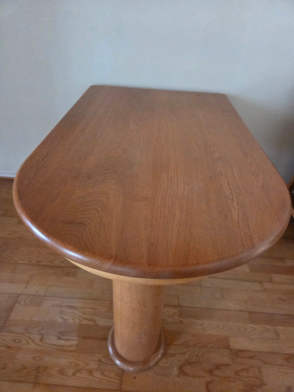 Te koop: blank eiken eettafel, Ophalen, Gebruikt