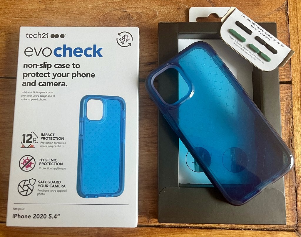 Tech21 Evo Check Blue / Blauw voor iPhone 12 Mini. ZGAN, Telecommunicatie, Mobiele telefoons | Hoesjes en Frontjes | Apple iPhone